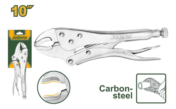 Pinza Morsa 10 Muelas Curvas Jadever Jdlp1110 - Imagen 2