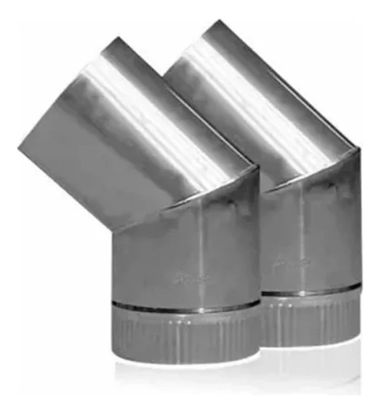 Kit De 2 Codos Para Calefactor 110 Mm - Imagen 3