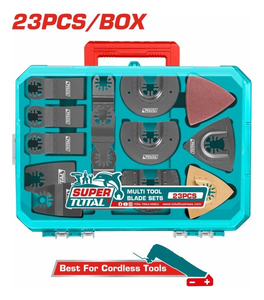 Set 23 Accesorios Total Para Sierra Multifunción Oscilante - Imagen 2