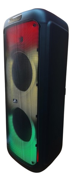 Torre Audio Parlante Fm Usb Mic Litio 8000 Pwpo Karaoke 2x12 - Imagen 3