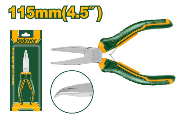 Mini Pinza Punta Larga 4.5 Pulgadas Curva Jdpl0955 - Imagen 2