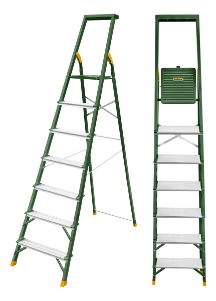 Escalera Aluminio 2.10 Met 7 Escalones 150kg Jadever