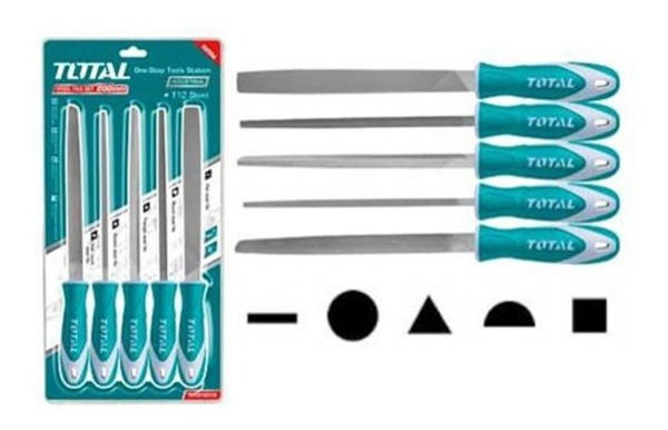 Set De 5 Limas Para Acero Total Tht918516 Línea Industrial - Imagen 3