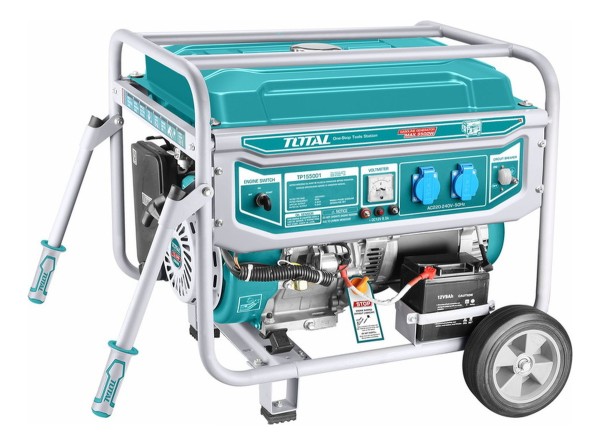 Generador A Nafta 5,5kw C/encendido Electrico Total Tp155001