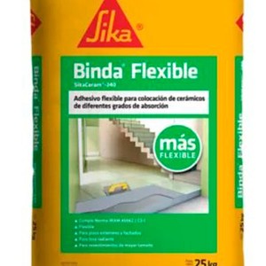 Sika Bindafix Flexible Adhesivo Para Cerámica 25 Kg Elsue