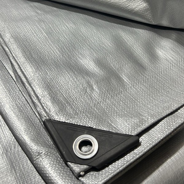 Lona Reforzada Con Protección Uv Gris 5x4 Metros Jadever - Imagen 6