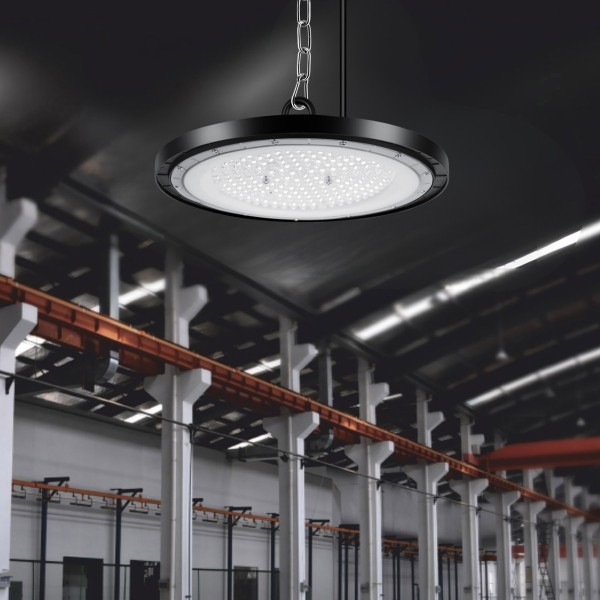 Campana De Techo Exterior Colgante Led Ufo 150w Luz Fria - Imagen 6