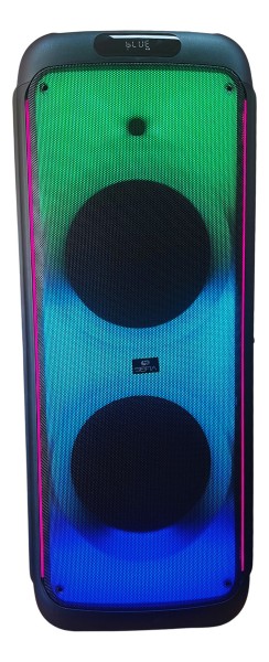 Torre Audio Parlante Fm Usb Mic Litio 8000 Pwpo Karaoke 2x12