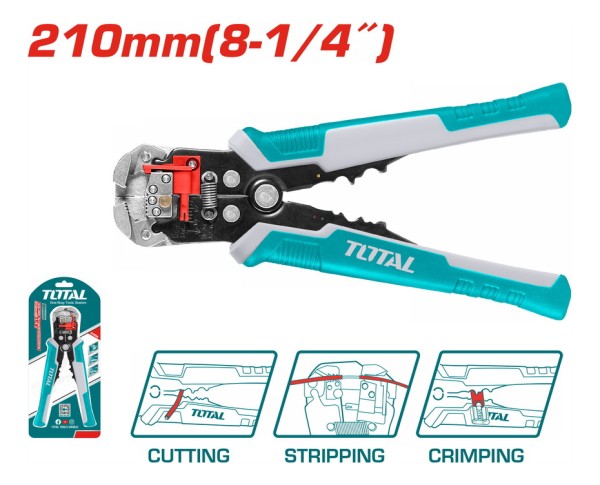 Pinza Pela Cable Crimpeadora Total Tht15246 - Imagen 2