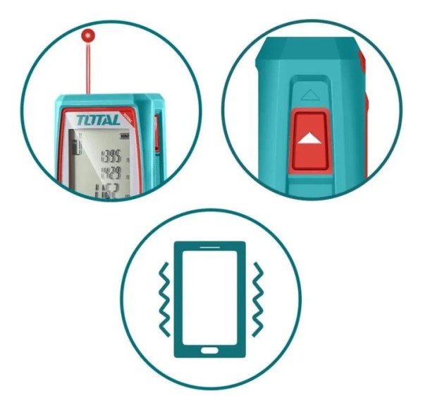 Medidor Laser Profesional De Distancia 0.05 A 100mts Total - Imagen 4