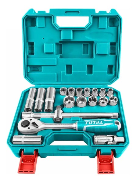 Kit De Herramientas Total Tht121201 Maletín Dados 20 Piezas - Imagen 3