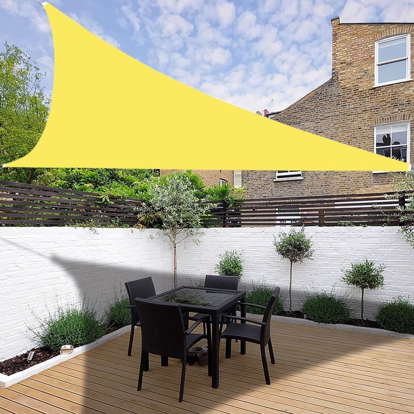 Malla Sombra Vela Toldo 3 X 3mts Jardin Elsue Triangular - Imagen 4