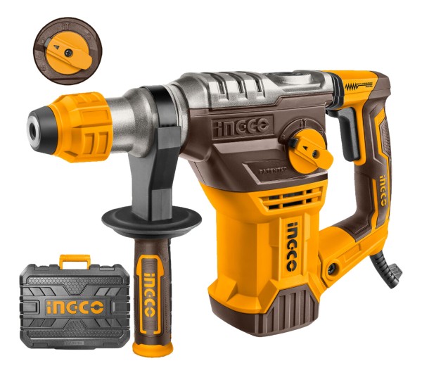 Rotomartillo Industrial 1500w 5,5j Sds Plus Ingco - 4 Fun