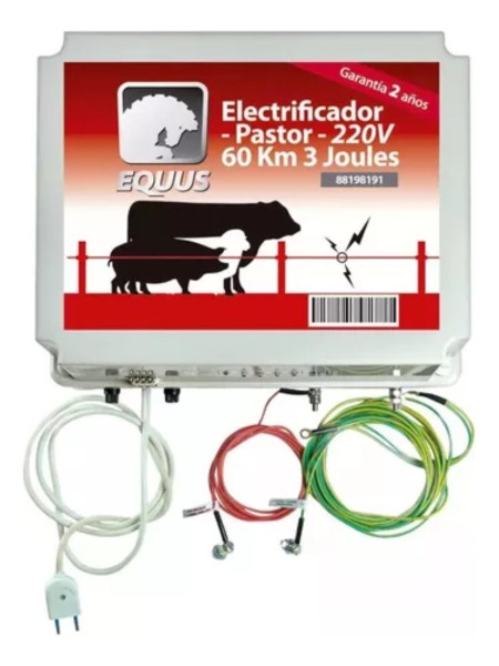 Electrificador Pastor Equus 60 Km 3 Joule - Pastor 60km