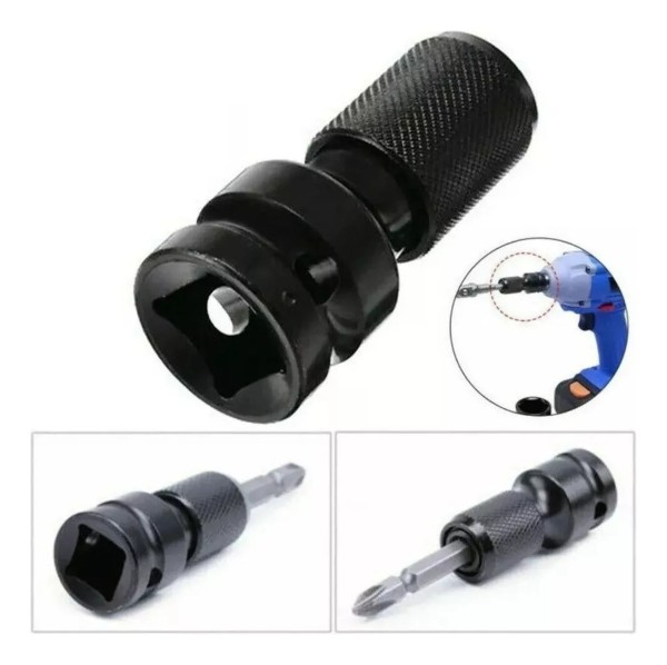 Mandril Adaptador Llave De Impacto 1/2 A 1/4 Hembra Jadever - Imagen 4