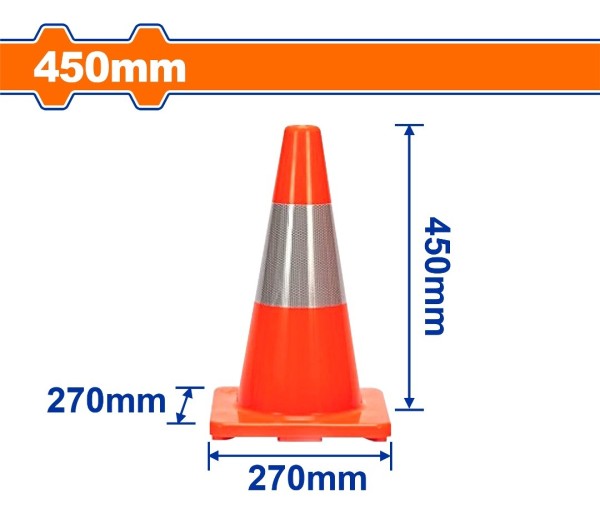 Cono Trafico Reflectivo Vial 45cm Wadfow Wyj1a45 - Imagen 2