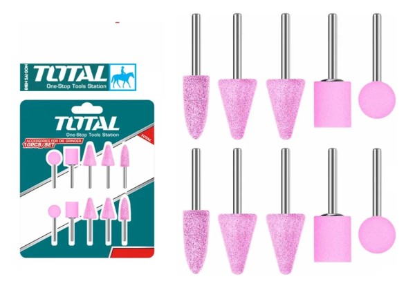 Accesorios Para Mini Torno 10 Piezas Total Takb1012 - Imagen 3
