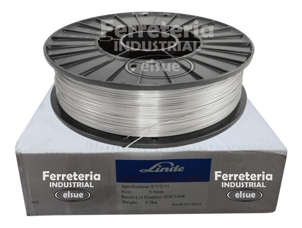 Alambre De Soldar Mig 0.8mm 5kg Para Soldar Sin Gas - Imagen 3