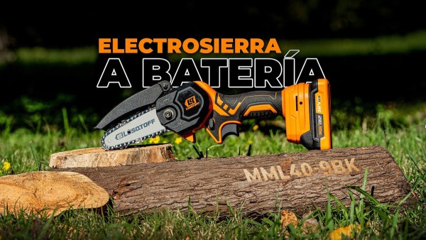 Mini Motosierra Con 2 Baterias Cargador Cadenas 18v Lusqtoff - Imagen 5