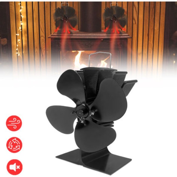 Ventilador Difusor Calor Calefactor Estufa Automático 4asp - Imagen 2