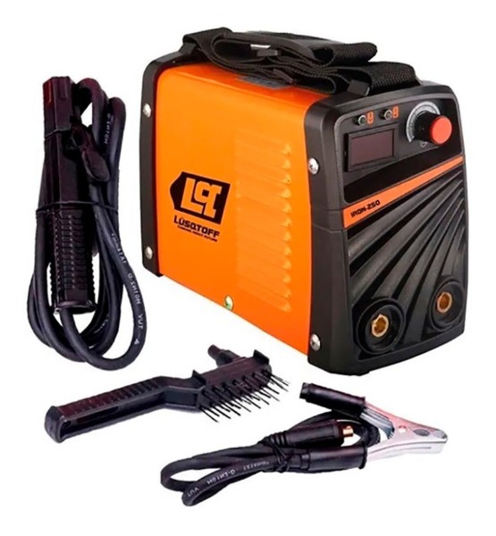 Soldadora Inverter Mma Inverter 180a + Escuadras Lusqtoff - Imagen 3
