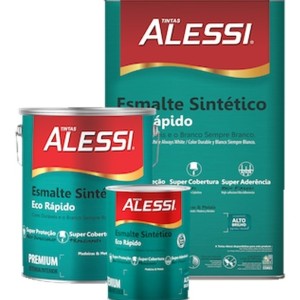 Esmalte Sintético Brillante Int/ext Base Agua Alessi 0.9 Lts