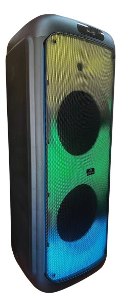 Torre Audio Parlante Fm Usb Mic Litio 8000 Pwpo Karaoke 2x12 - Imagen 4