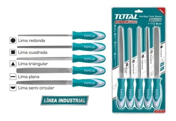 Set De 5 Limas Para Acero Total Tht918516 Línea Industrial