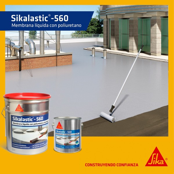Sikalastic 560 Membrana Liquida Con Poliuretano 20 Kgs. - Imagen 6
