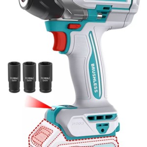 Llave Impacto Total 20v 1/2'' 500nm Sin Carbones Sin Batería