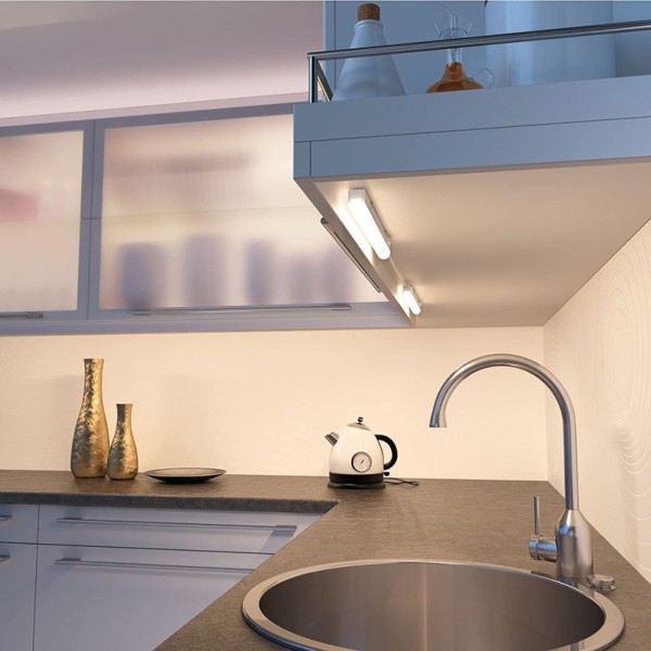 Tubo Led T5 Regleta Artefacto 90cm Luz Fría Blanca 12w - Imagen 6