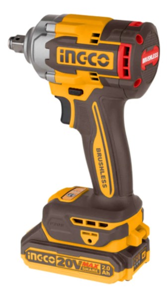 Llave De Impacto Inalámbrica Ciwli2040-9 Ingco Hexagon - Imagen 4