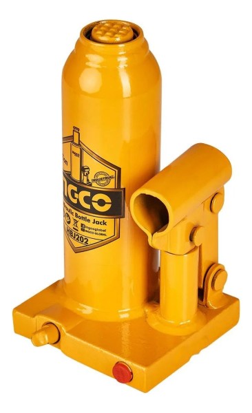 Gato Botella 2 Toneladas Ingco Hbj202 Válvula De Seguridad - Imagen 3