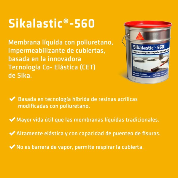 Sikalastic 560 Membrana Liquida Con Poliuretano 20 Kgs. - Imagen 7