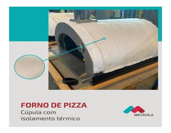 Horno Pizza Leña Interior Movible Metavila 43x66x74 615in - Imagen 3