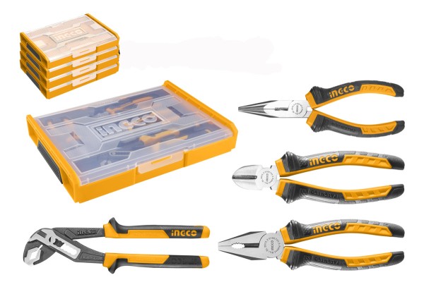 Set Organizador + 4 Pinzas Ingco Hktv01p041 Elsue