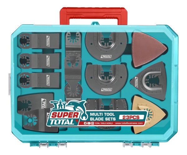 Set 23 Accesorios Total Para Sierra Multifunción Oscilante