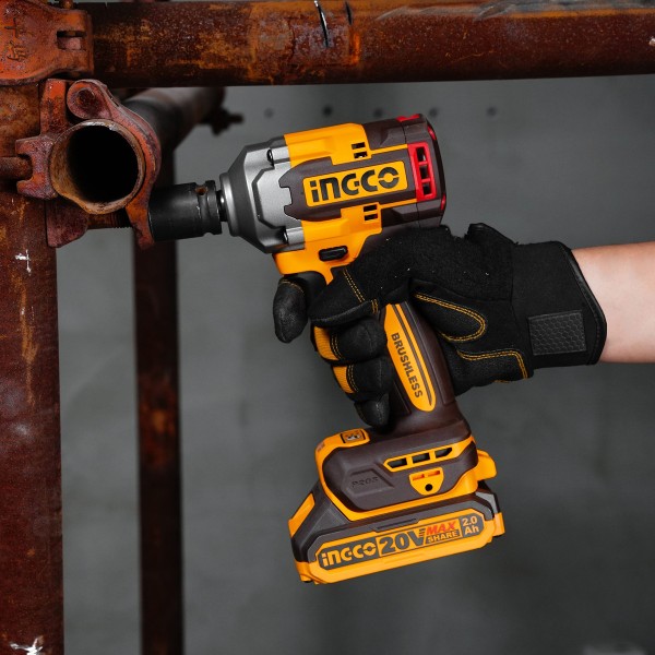 Llave De Impacto Inalámbrica Ciwli2040-9 Ingco Hexagon - Imagen 3