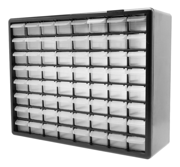 Organizador 64 Gabetas Para Colgar O Apilables Truper
