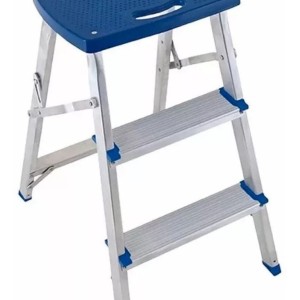 Escalera Banqueta Mor De Aluminio 3 Escalones 121245107