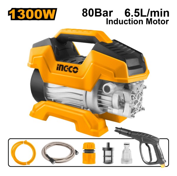 Hidrolavadora 80bar 1300w Induccion Ingco Hpwr13018 - Imagen 3