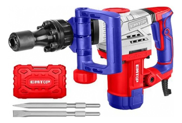 Martillo Demoledor Rotomartillo 1300w 20j Enc Sds Hex Emtop