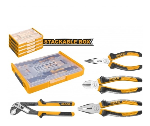 Set Organizador + 4 Pinzas Ingco Hktv01p041 Elsue - Imagen 2