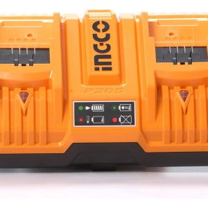 Cargador 20v Doble 8ah Rapido Ingco Fcli2082