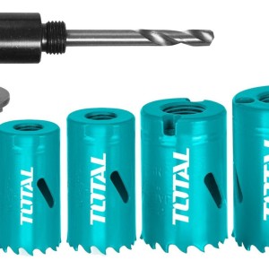 Juego 7 Mechas Bimetal Copa Madera Metal Pvc Total Tacsh1071