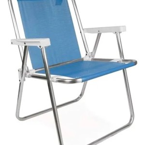 Silla Alta Sannet Aluminio Plegable Mor Hasta 120kg 2238