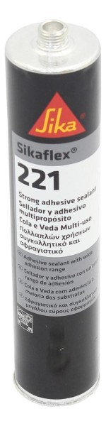 Sellador Adhesivo Multiuso Sika Sikaflex-221 300ml Color Negro