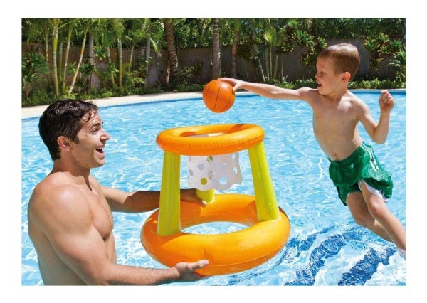 Inflable Juego Piscina Flotador Aro Basket Intex 58504 - Imagen 2