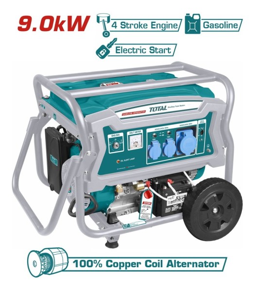 Generador A Nafta 9000w Arranque Electrico Total Tp190006 - Imagen 3