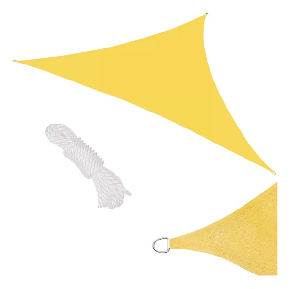 Malla Sombra Vela Toldo 3 X 3mts Jardin Elsue Triangular